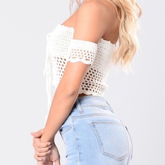 ✨ Here To Stay Crochet Top✨ - Picture 3 of 7